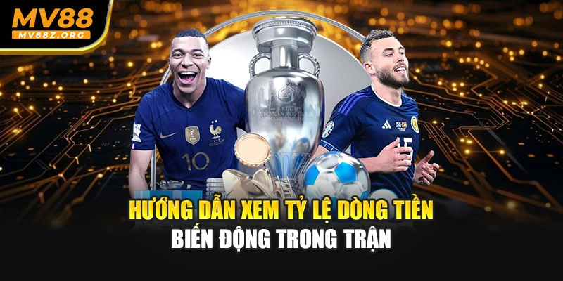 Hướng dẫn xem tỷ lệ dòng tiền biến động trong trận